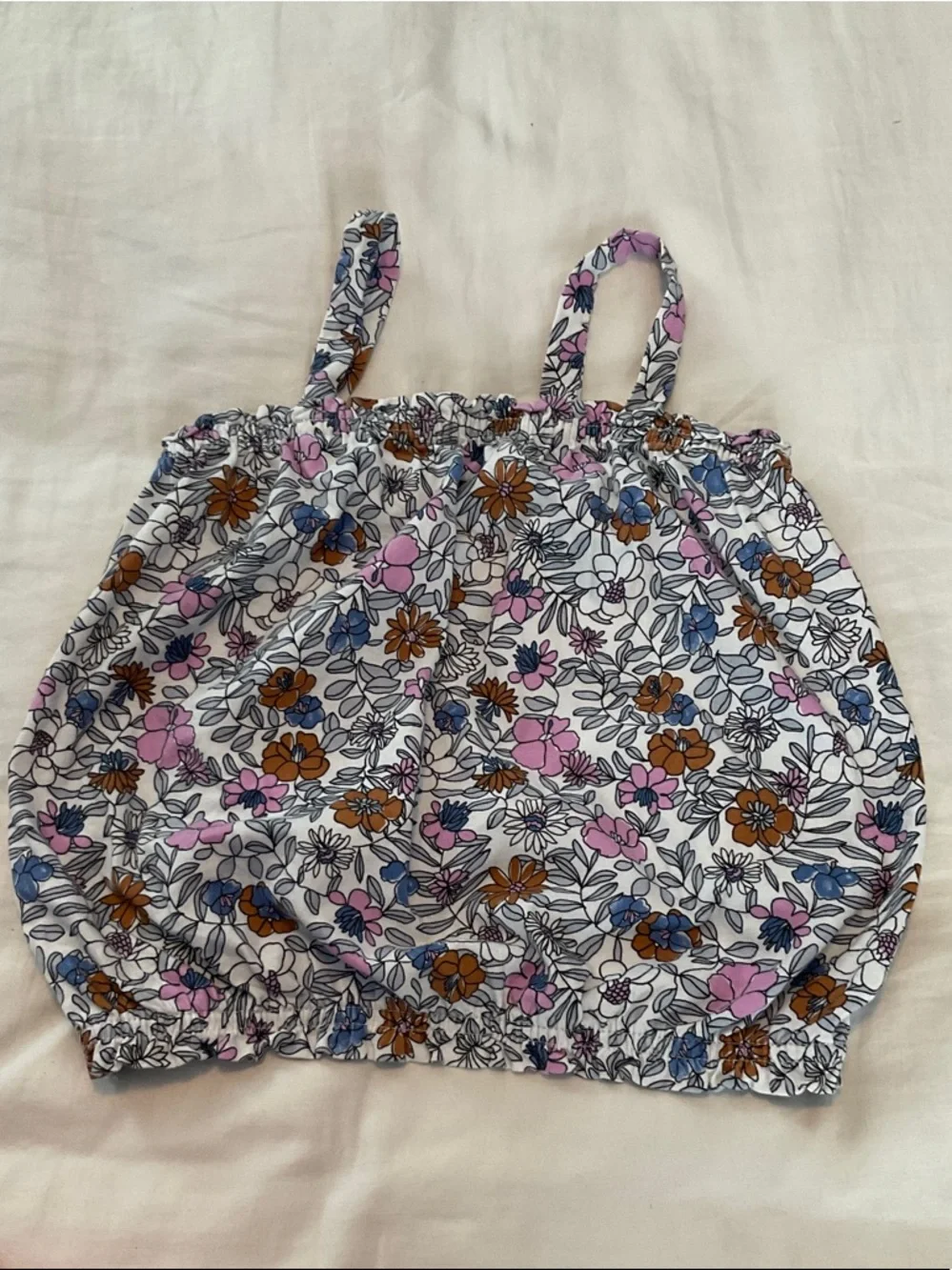 The Children's Place Pink Floral Tank & Skort Matching Set - Picture 3 of 3